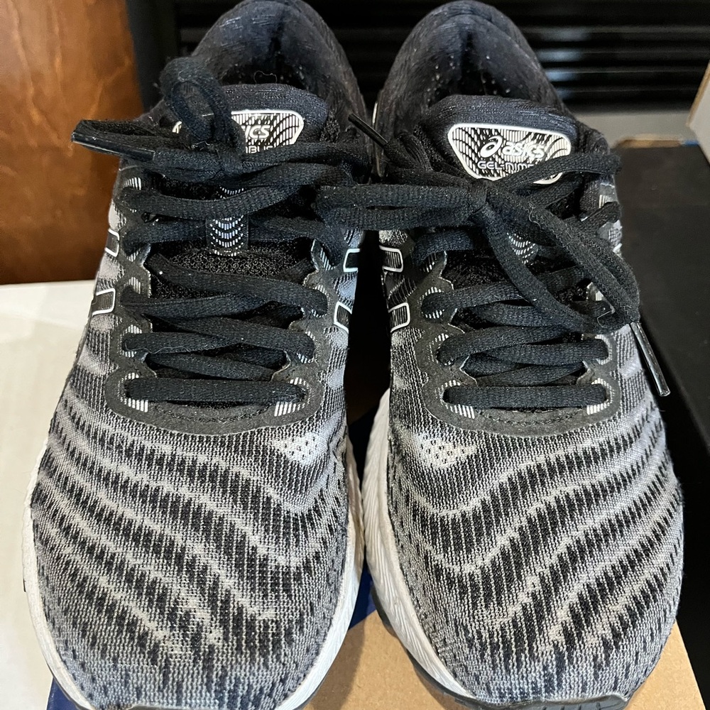 Asics Black and Gray Athletic Shoes